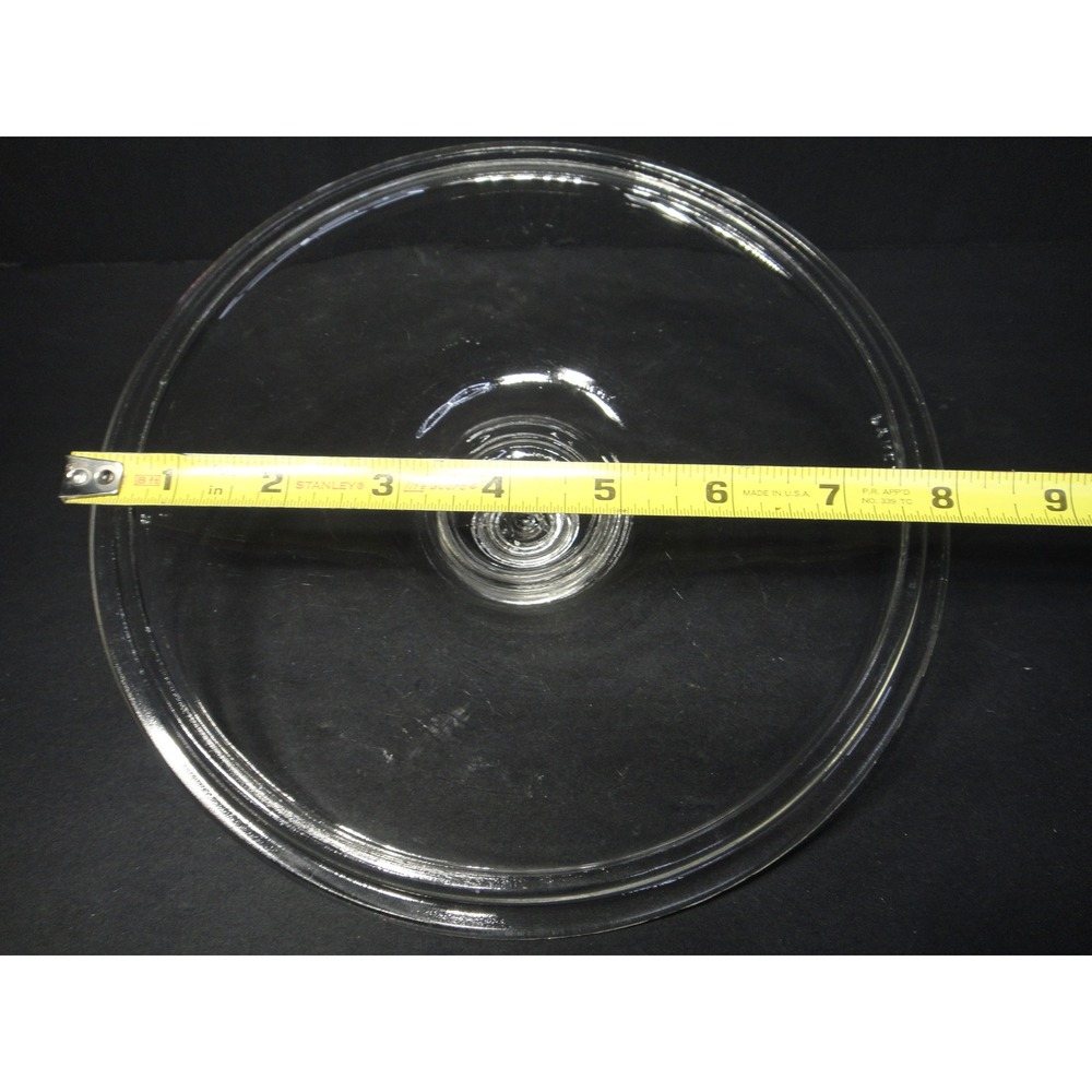 Vintage Corning Ware Pyrex Clear Glass Replacement Lid #623C 8 Inch Round VTG - Picture 6 of 6